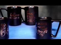 Souvenir Coffee Mug With Unique Laser Decal Fired Design 460ml Capacity  8.8 Cm* 7.5 Cm