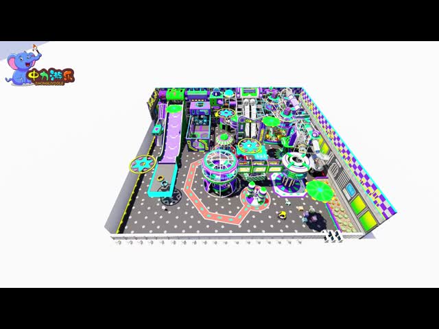 Custom Children'S Trampoline Indoor Playground Park Amusement Center Soft Play Area