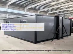 China Lightweight Temporary Container Homes  Custom Container House Anti Extrusion supplier