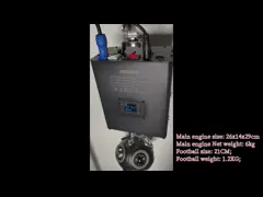 3m DMX Winch RGB LED Kinetic Ball Football Lifting Ball Light for Party