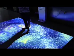 China Mobile All-in-one Interactive Floor Projection System 4000 Lumens supplier