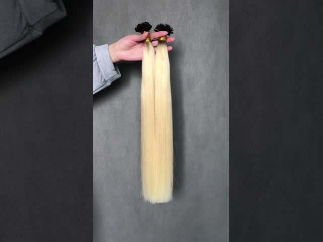 Factory Supply Virgin Human Hair Extensions Pre-Bonded Flat Tip Extensions