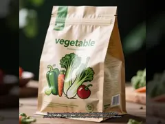 PET Material Produce Vegetable Packaging Bags Flavor Protection Custom Thickness
