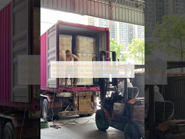 Gloss Lamination Film with Gloss Level Above 90 GU, Up To 2200 Mm Width, and 17-50 Microns Thickness for Enhanced Durability
