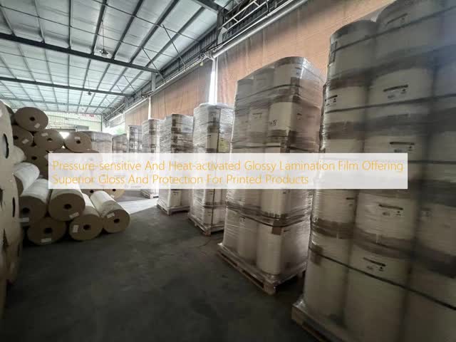Digital Laminating Film and Hot Lamination Film with Polyester (PET) or BOPP Material and Customizable Width for Superior Gloss and Protection