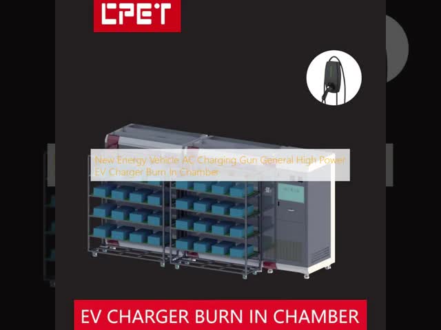 High Power EV Charger Burn In Chamber with 3800*1800*1900mm Size and 3 Bits/Layer Configuration