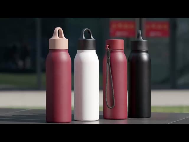 New Cross-border 304 Stainless Steel Insulated Cup One-click Opening Insulated Water Cup Car Sports Outdoor Water Cup 500ml