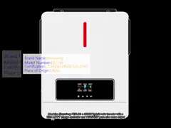 3600W Hybrid Solar Inverter With 120A MPPT Controller And 110v Pure Sine Wave Output