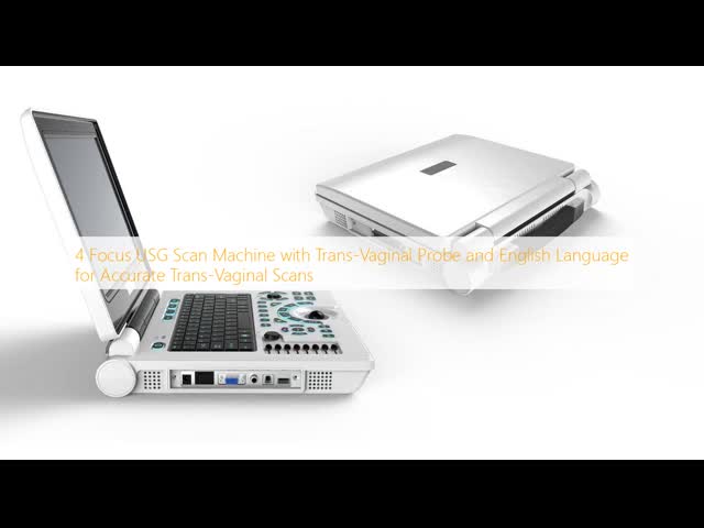 4 Focus USG Scan Machine with Trans-Vaginal Probe and English Language for Accurate Trans-Vaginal Scans