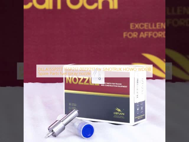 DLLA155P217 155P217 00ZP217 pour SINOTRUK HOWO WD618 Pièces détachées buse de pulvérisation de carburant vidéo