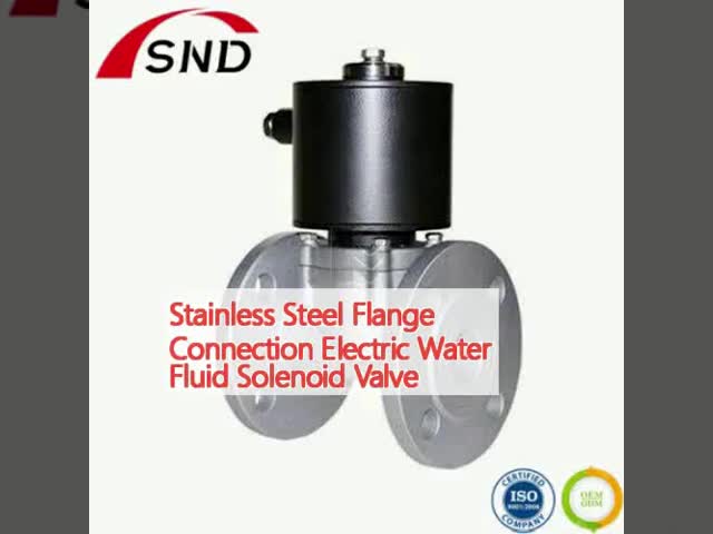 Electric Fluid Solenoid Valve Stainless Steel GB/12224 Water Solenoid Valve