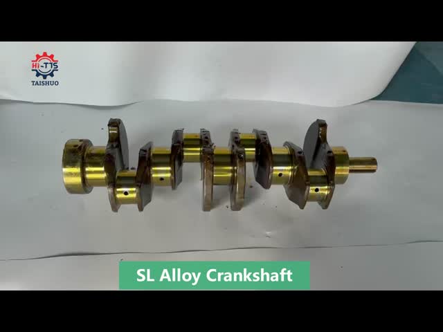 Hi-TTS Diesel Engine Alloy Gold Crankshaft for Engineering Machinery Part Numbers SL K3500 K410-11-301A Made Guangdong