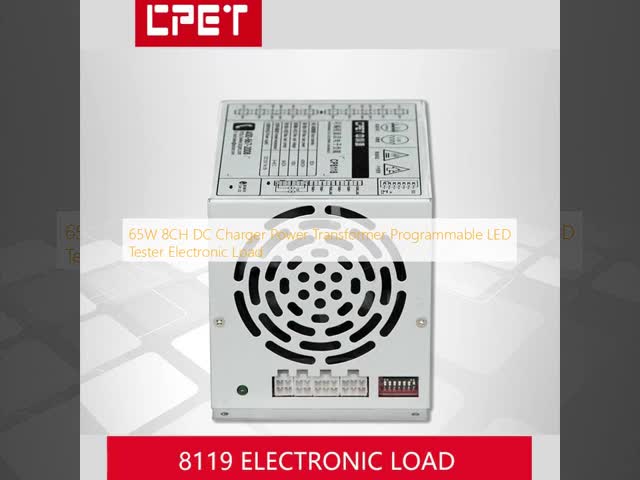 Testeur de charge électronique à LED programmable vidéo