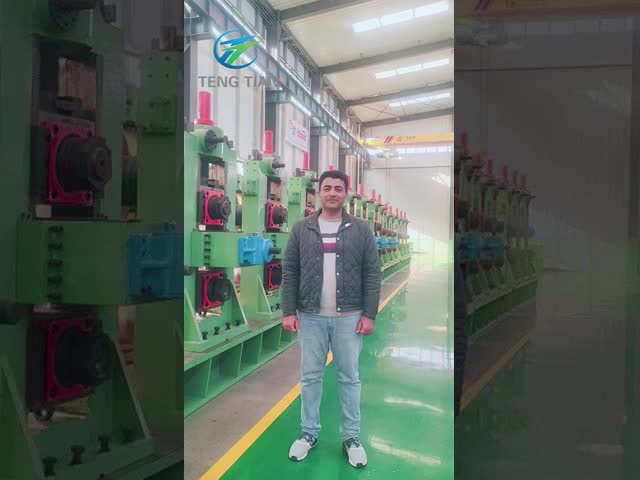 Ligne entièrement automatique de broyeur de tubes carrés ERW 30-80 m/min vidéo