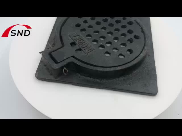 Slanted and Optimized Openings Cast Iron Gully Grate with Self-Cleaning Design and Heavy-Duty Load Capacity