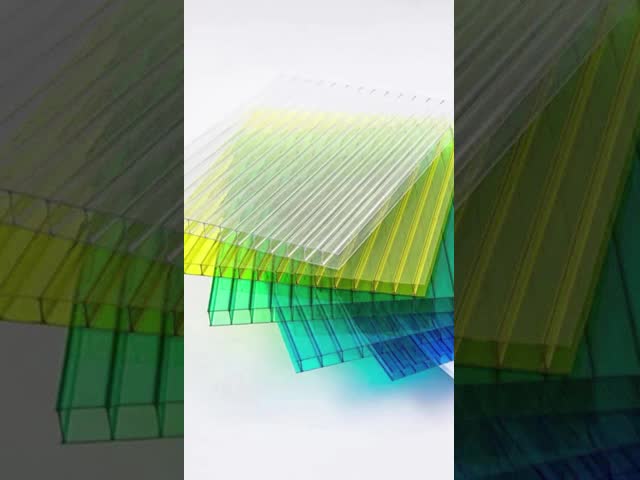 Multiwall Polycarbonate Hollow Sheet 8mm Thick Twinwall Panel Providing Lightweight Durable Solution with UV Protection and High Strength