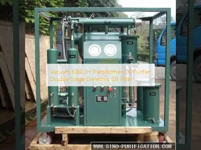 Vacuum 600L/H Transformer Oil Purifier Double Stage Dielectric Oil Filter