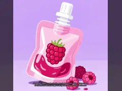 Customizable Size Plastic Spout Juice Pouch Frost Resistant Flexible Spout Sachet