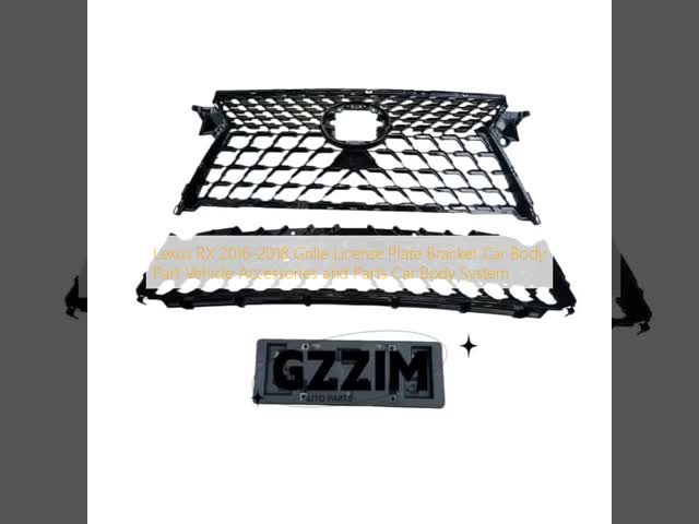 Lexus RX 2016-2018 Grille License Plate Bracket Car Body Part Vehicle Accessories and Parts Car Body System