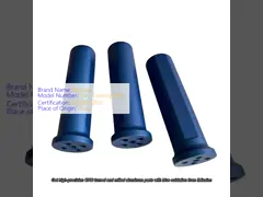 High Precision CNC Spare Parts with Blue Oxidation Surface Treatment and Customized Size Options