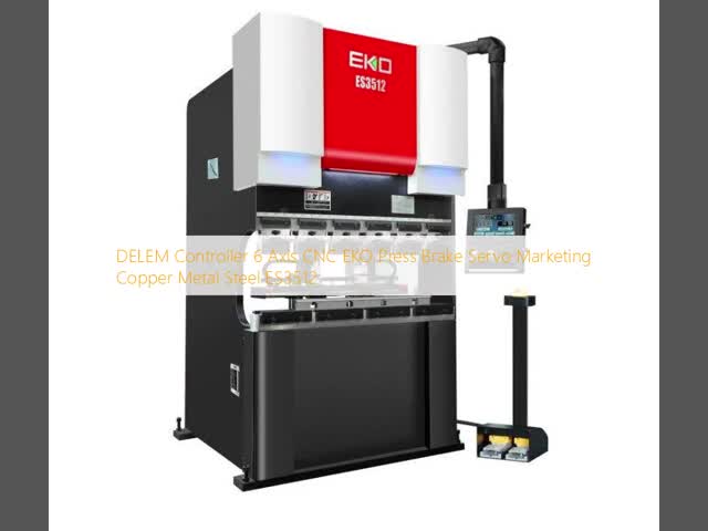DELEM Controller 6 Axis CNC EKO Press Brake Servo Marketing Copper Metal Steel ES3512