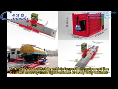 Posição de trabalho Linha de ensaio móvel de segurança do veículo 10000 kg Carga Linha de ensaio móvel CTYJ-10 video