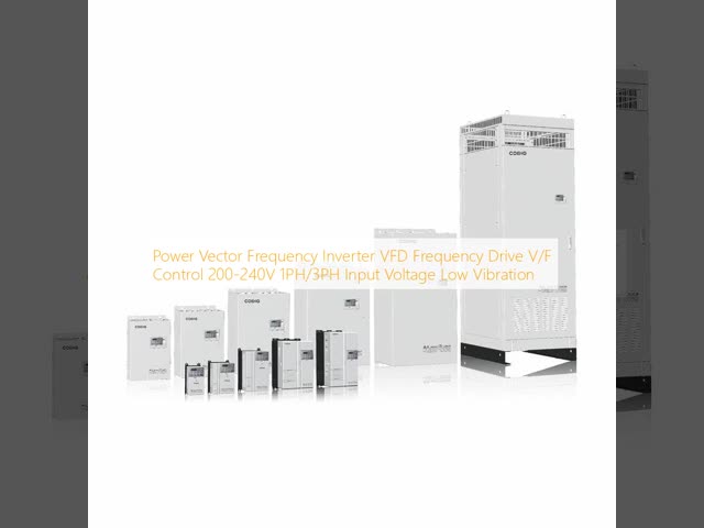Power Vector Frequency Inverter VFD Frequency Drive V/F Control 200-240V 1PH/3PH Input Voltage Low Vibration