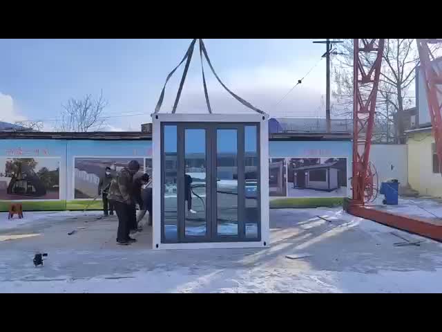 Steel Prefab Expandable Container House with Glass Wool Wall Panels