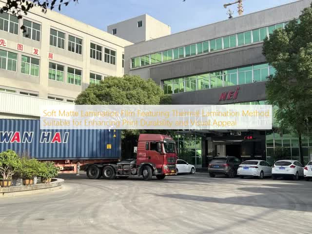 Soft Matte Lamination Film with 17-45 Microns Thickness and 1 Inch, 3 Inch Paper Core for Thermal Lamination