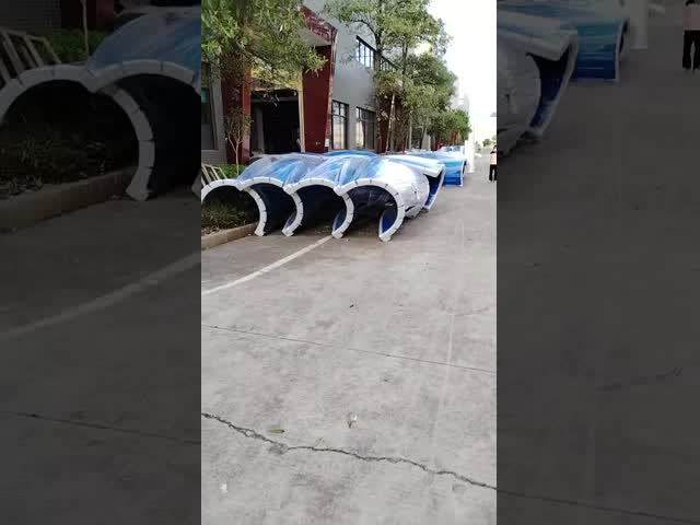 Customized Fiberglass Lazy River Water Playground Equipment with 1 Year Warranty and 30 Years Experience