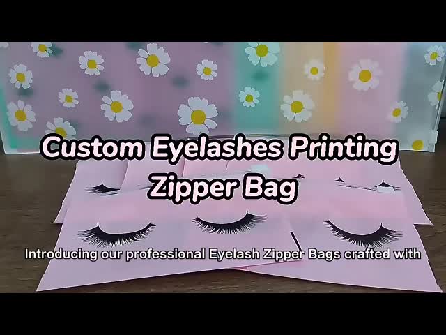 EVA white, pink, black zipper bags, eyelash clothes, cosmetics, recyclable patches, storage bags, diaper packaging