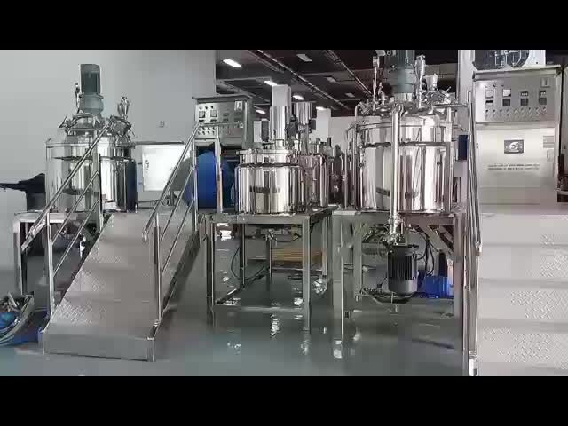 High Shear Automatic Stainless Steel Homogenizer Vacuum Emulsifying Mixer