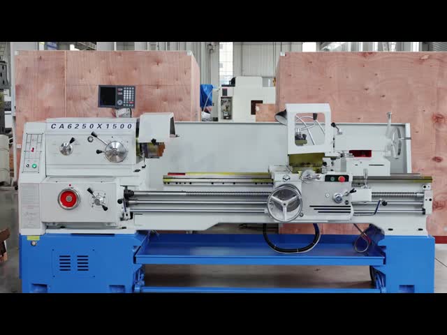 CA6250X1500 Horizontal Metalworking Lathe Ordinary Manual Lathe with Manual Chuck