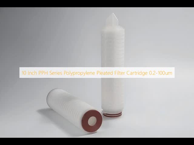10 Inch PPH Series Polypropylene High Flow Filter Cartridge with 0.2-100um Filtration