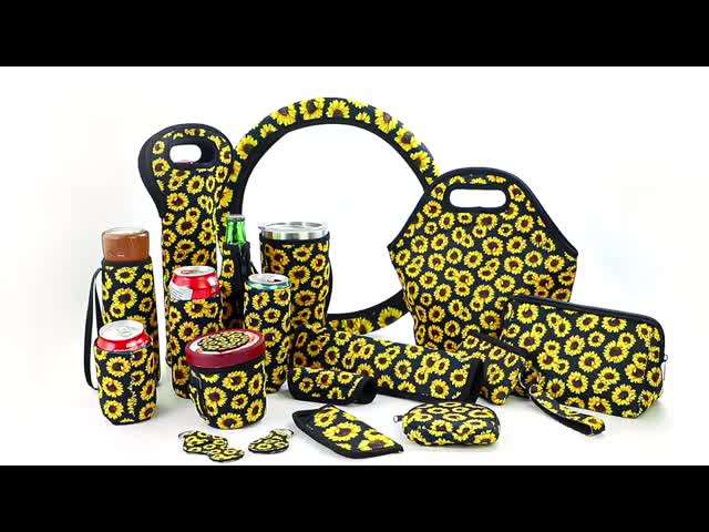 Sublimation Neoprene Cosmetic Travel Bag Diy Photo Printing Sublimation Makeup Bag