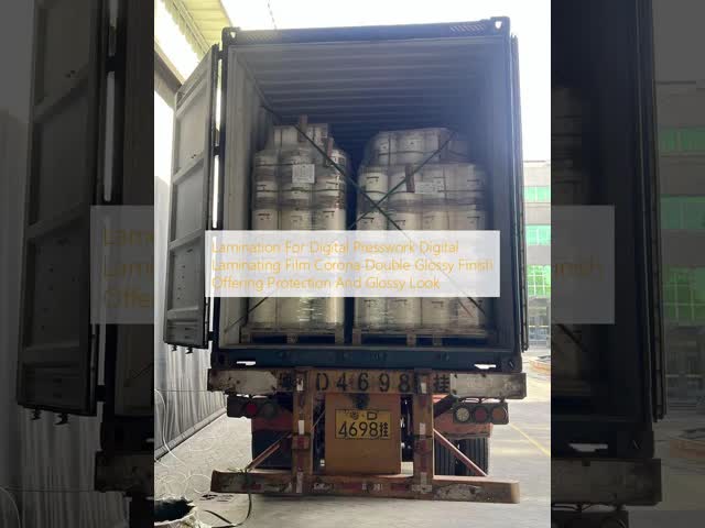 Digital Laminating Film with Glossy Finish Protects Printed Materials Enhances Appearance and Increases Longevity
