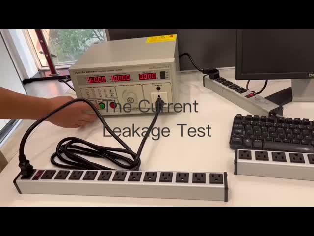 12 Way US Outlet Power Strip with IEC Input C14,Metal Power Bar with C13,NEMA Plug Power Cord