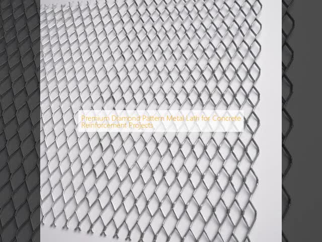Premium Diamond Pattern Metal Lath for Concrete Reinforcement Projects