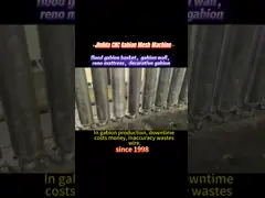 China PLC Control Automatic Gabion Box Making Machine 4.2mm PVC Coated Wire 225m/h Output supplier