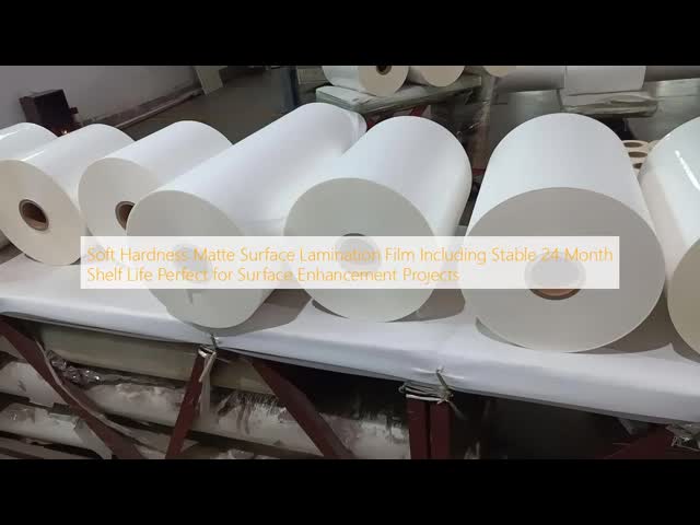 Matte Lamination Film with 24 Month Shelf Life 17-45 Microns Thickness and 10-60m/min Laminating Speed