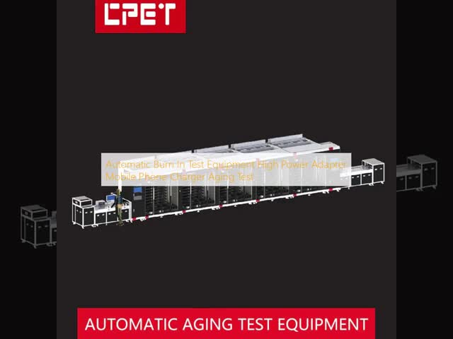 Automatic Burn In Test Equipment with 1600PCS/H Capacity and 5W~65W/CH Power for High Power Adapter Aging Test