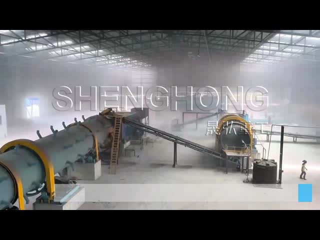 Automatic Dry Process NPK Fertilizer Production Line with Low Energy Consumption and Rotary Drum Granulator
