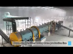 Automatic Dry Process NPK Fertilizer Production Line with Low Energy Consumption and Rotary Drum Granulator