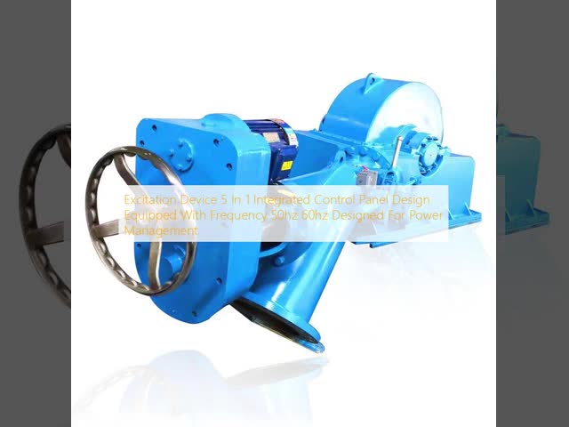 Turgo Turbine Generator with 5 In 1 Integrated Control Panel for 15 To 300 Meters Operating Head and Up To Several MW Power Output