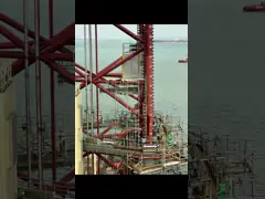 China SC VFD Construction Hoist Cage Combined with Retractable Loading Deck | 2,000 kg | TUV & ISO Certified supplier