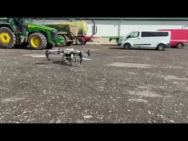 Dji T50 T60 T70 T100 Agricultural Drone With Generator Three Batteries Fruit Tree Nozzle Kit