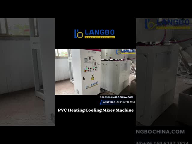 Anti Aging Granulate Highspeed Mixer , Easy Maintenance Horizontal Mixer Machine