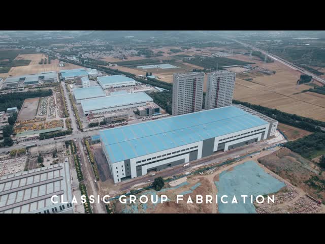 Assembled Prefabricated Steel Metal Structures Workshop Building Modular Custom