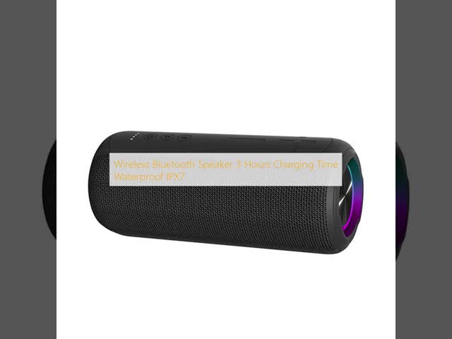 Wireless Bluetooth Speaker 3 Hours Charging Time Waterproof IPX7