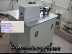 metal Heating medium frequency induction Forging Machine equipment 60KW